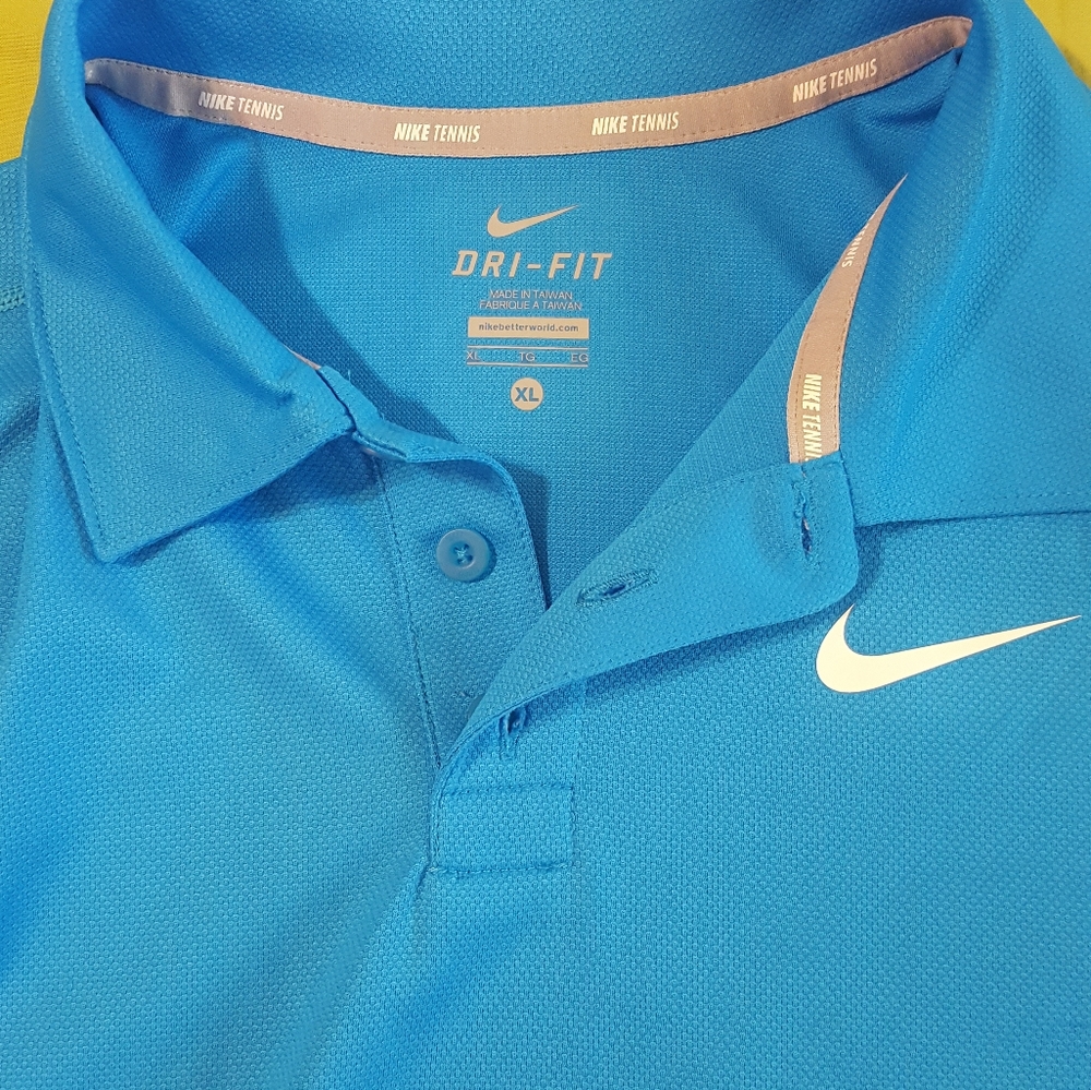 Boys Nike Tennis Dri-Fit XL Polo, short sleeve